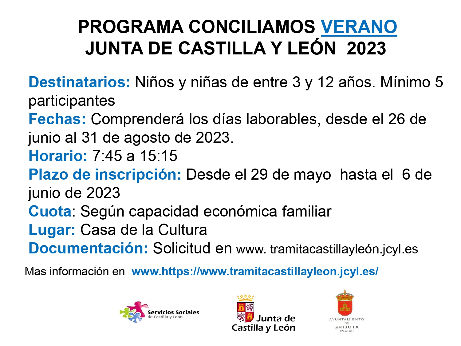 Conciliamos Semana Santa 2023 Junta de Castilla y León
