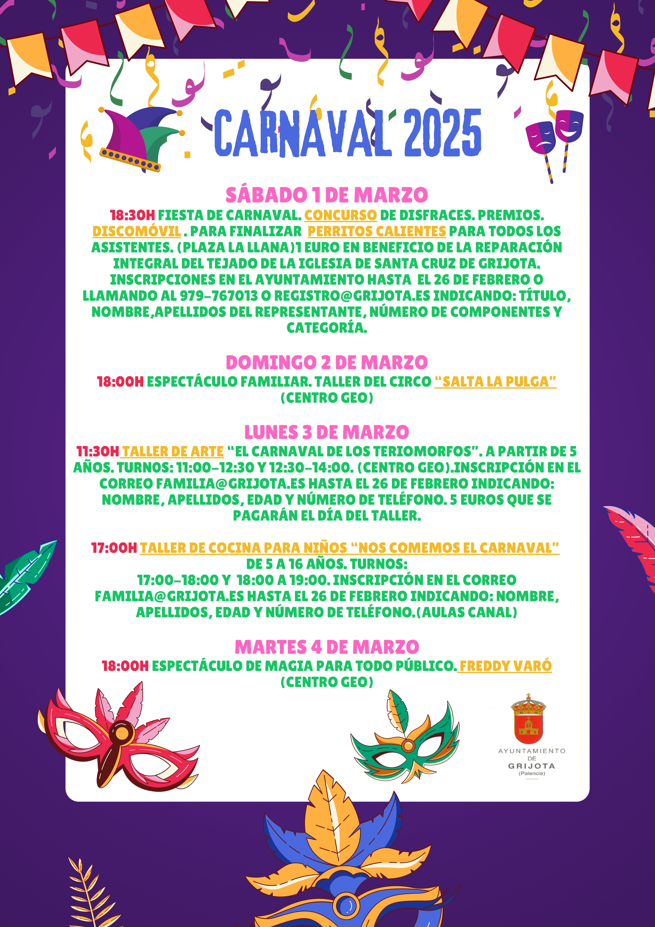 Carnaval Grijota 2025