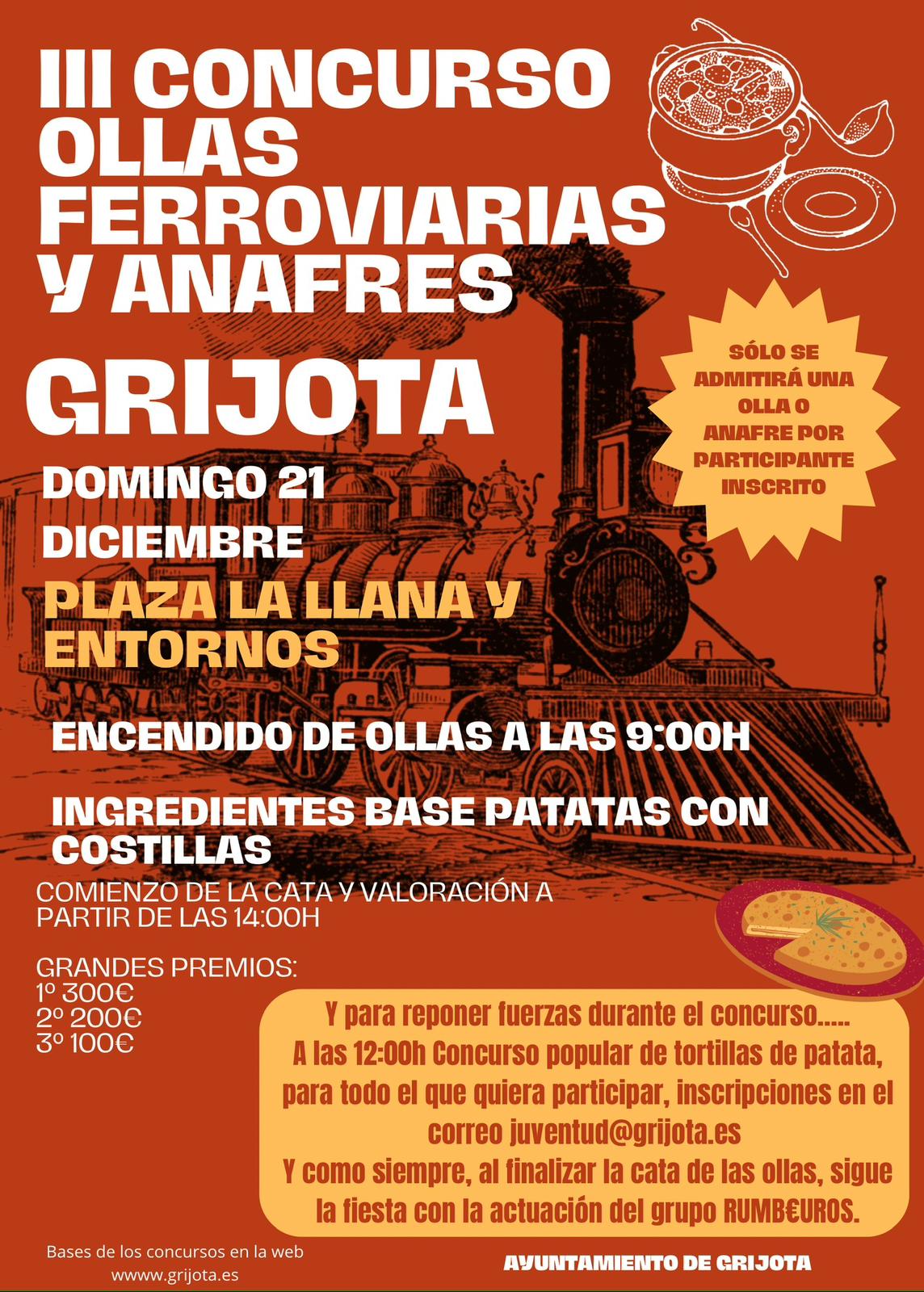 III Concurso Ollas Ferroviarias Grijota 2025